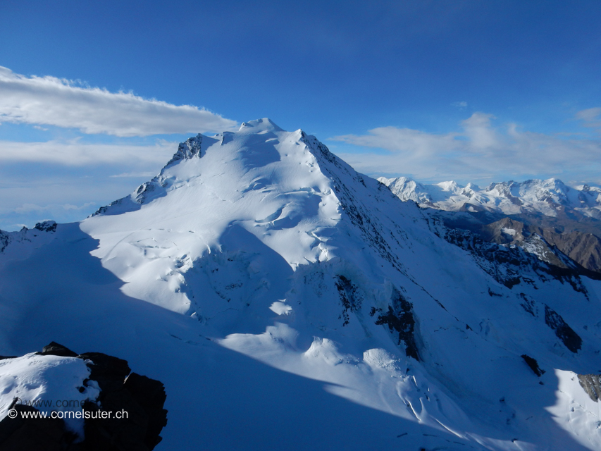 Sicht zum Dom 4545m.