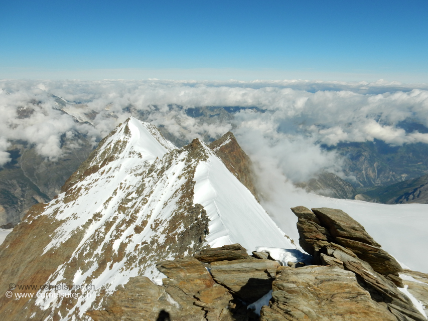 Rückblick auf eine herrliche Hochtour.