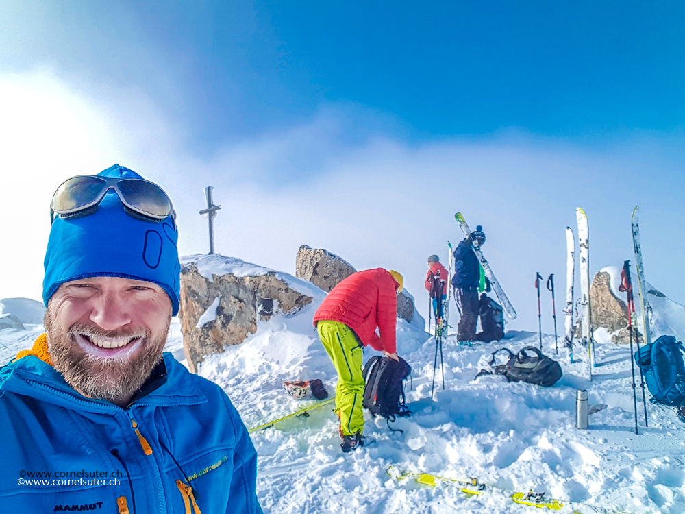 Selfie auf dem Teltschehorn 2744m