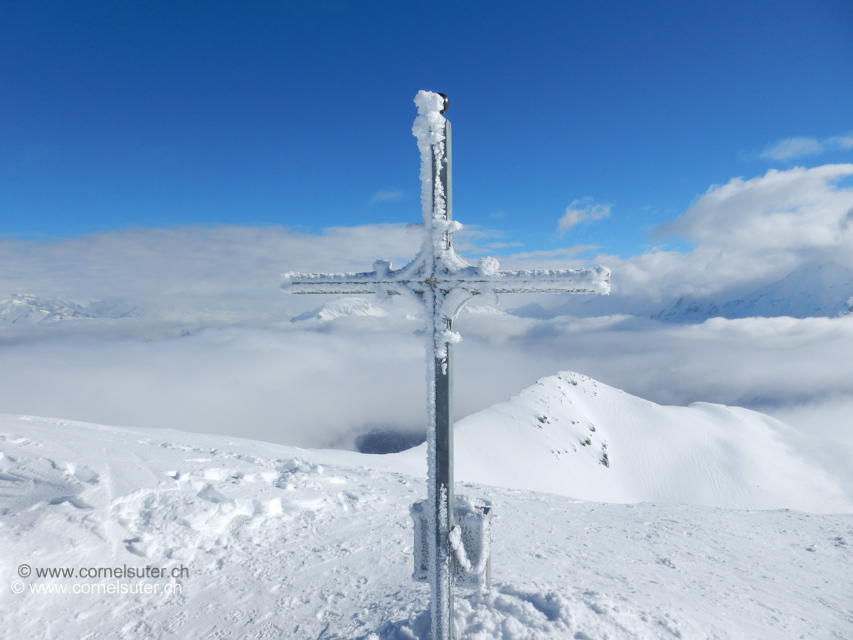 Das Gipfelkreuz. (Bild von Sepp)
