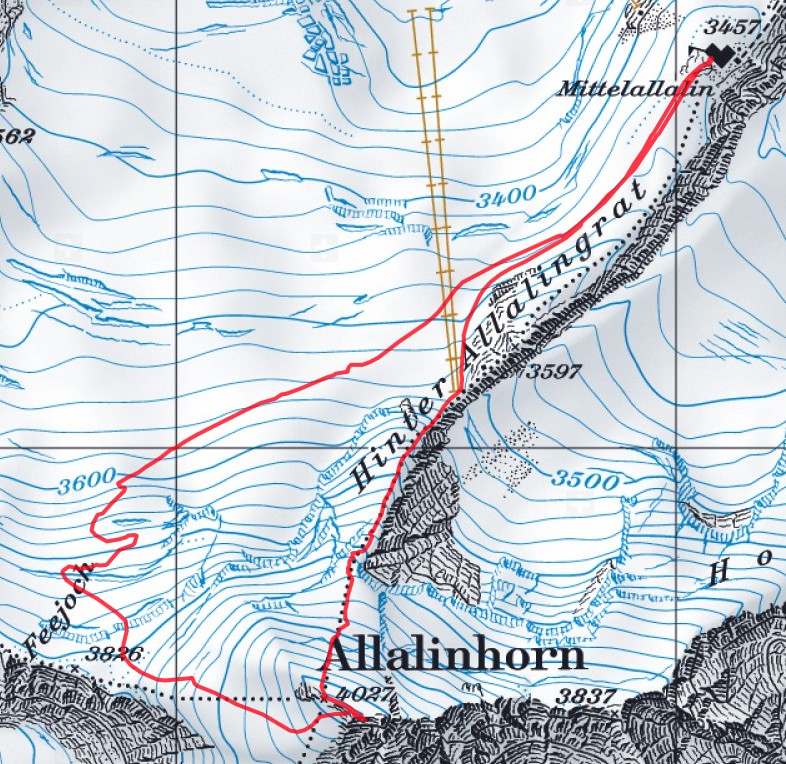 Zu Beginn eine Übersicht auf die Route. Auf meinen Bergtouren arbeite ich mit dem Satmap Active 12 GPS mit Swisstopo Karten. Erhältlich beim (www.trailshop.ch) in Küssnacht am Rigi.