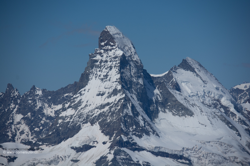 Matterhorn 448m und Dent d`Hérens 4171m (Klick Bericht lesen)